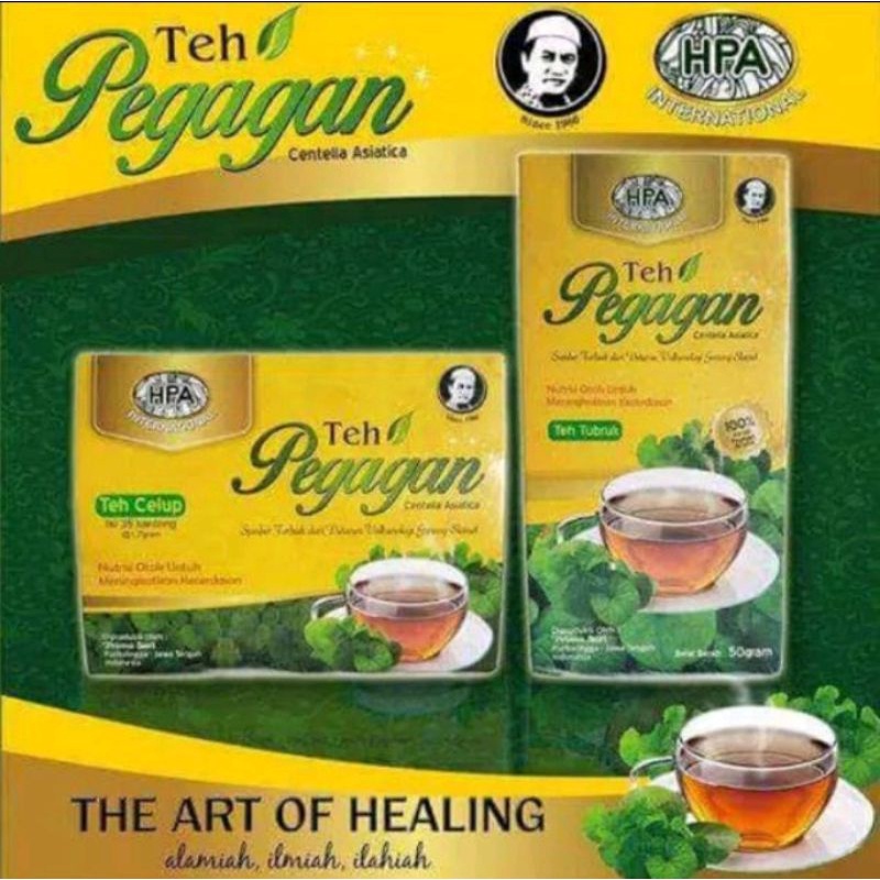 Teh pegagan celup HPA dengan banyak manfaat