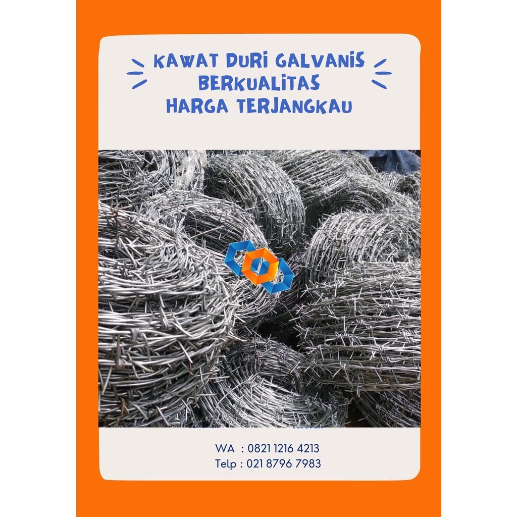 KAWAT DURI GALVANIS ANTI KARAT