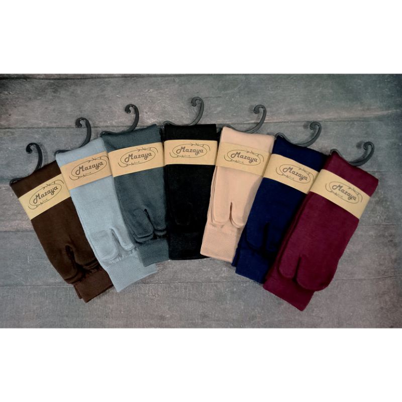 Kaos Kaki Jari Jempol Polos Wanita Muslimah Poliester