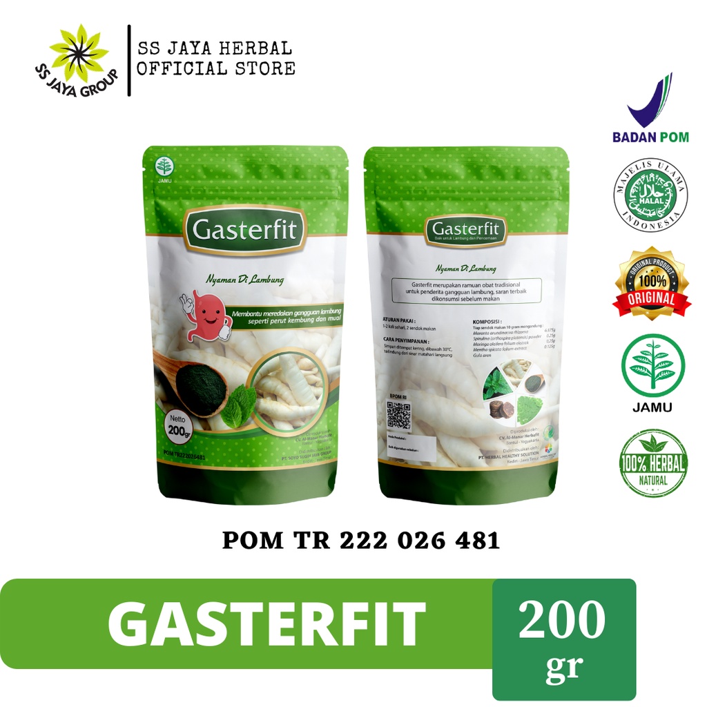 Gasterfit - EKSTRAK PATI GARUT ORIGINAL BPOM ampuh atasi gangguan lambung