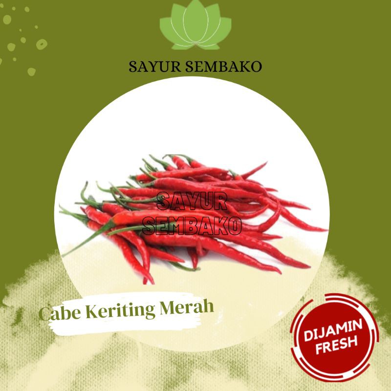 

Cabe Keriting Merah Super 500gr