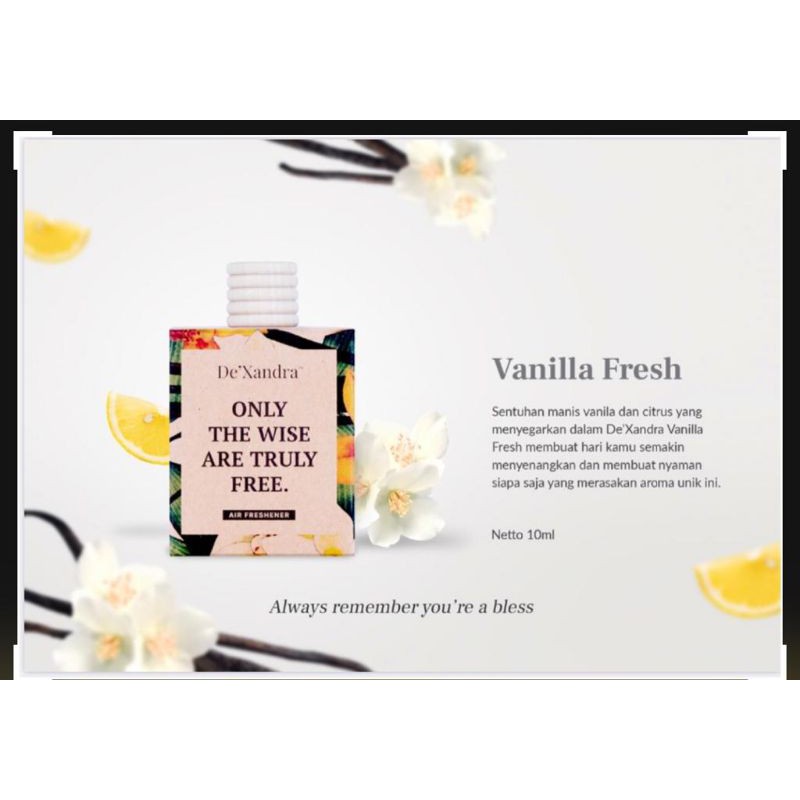 Dexandra parfum mobil Vanilla fresh - Dexandra parfum ruangan Vanilla fresh
