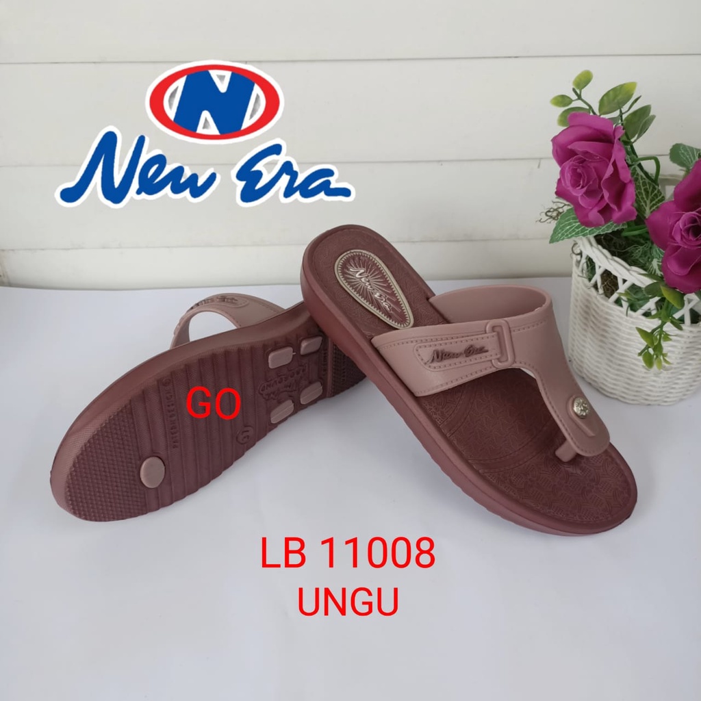 sogo NEW ERA LB E 11008 Sandal Japit Cewek Berkualitas Sandal Karet Wanita Slop Sandal Slop Jelly Terbaru