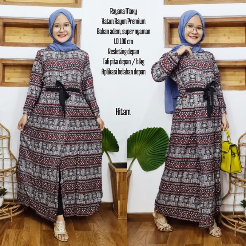 Gamis Rayon Etnik //JF674