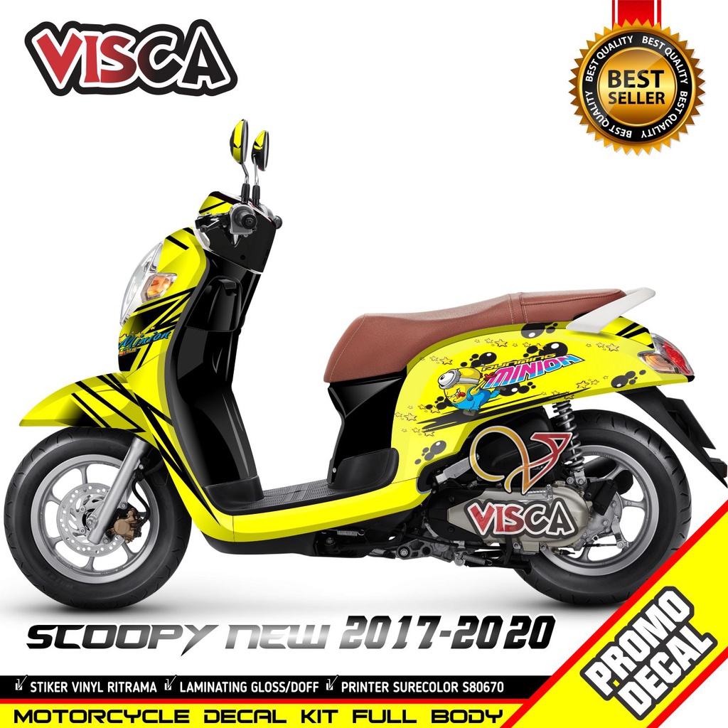 Decal Scoopy Full Body Stiker Scoopy 2017-2020 Stiker Scoopy Full Body Decal Scoopy New Minion