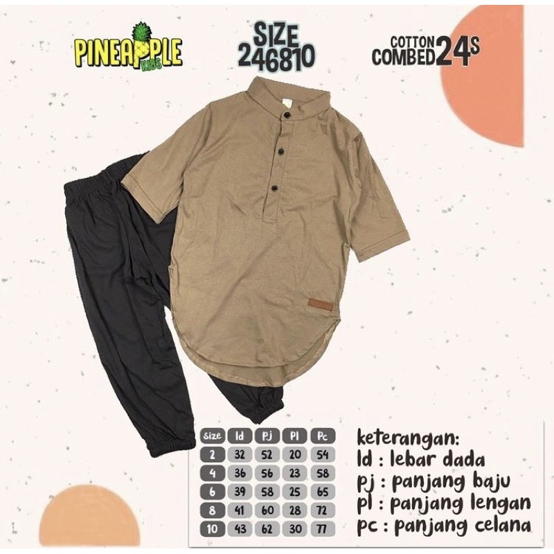 

kurta coklat susu