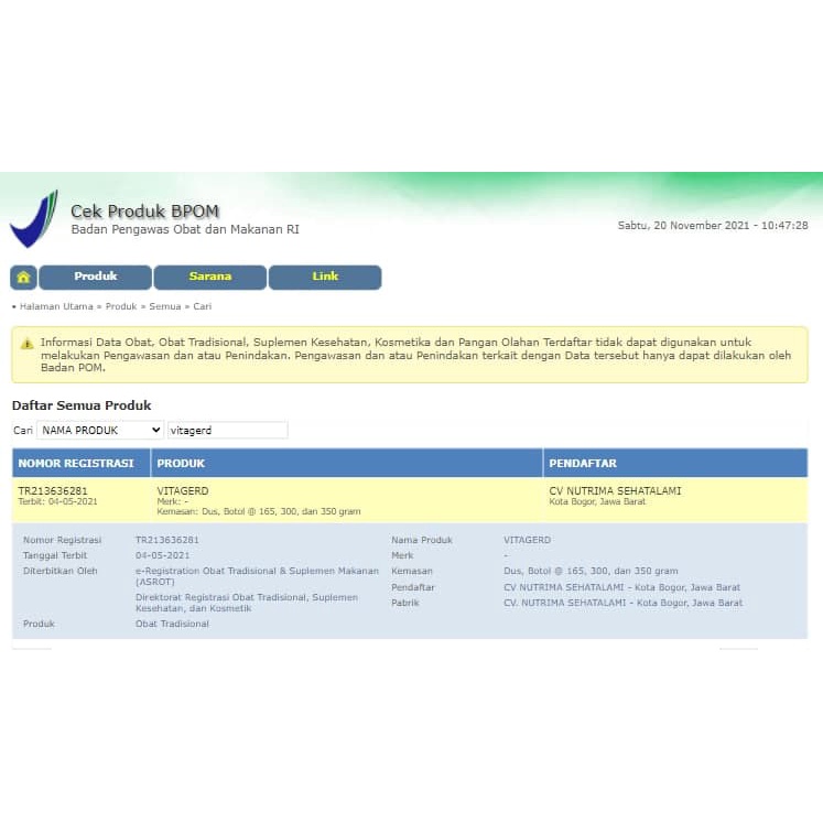 Madu VITAGERD Obat GERD dan Asam Lambung Original Asli Ori Herbal-5