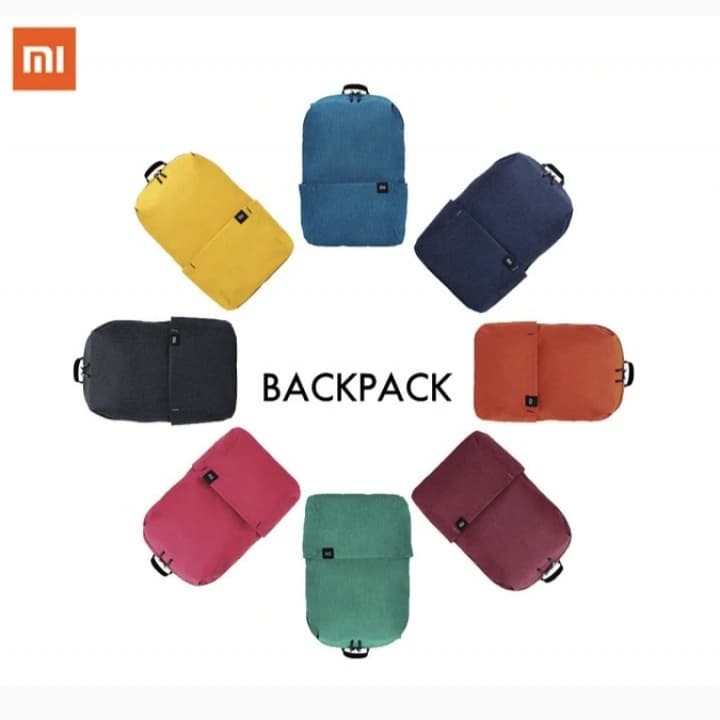 TOP3406 Original XIAOMI Mi Mini Small Lightweight Waterproof Backpack 10L