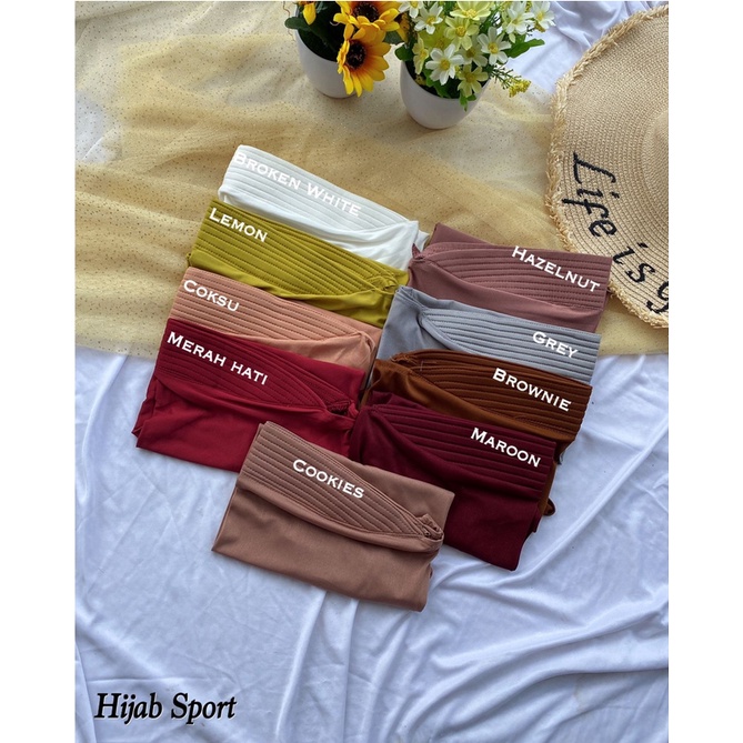 HIJAB SPORT /JILBAB SPORT BERKUALITAS HARGA TERJANGKAU / HIJAB INSTANT SPORT HIGH QUALITY | HIJAB INSTANT SPORT | HIJAB VOLLY HIGHG QUALITY-LEMOND