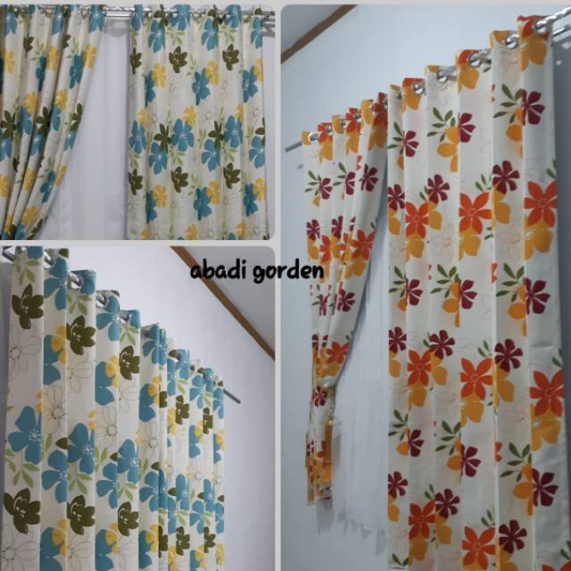 GORDEN BLACKOUT BLAZER BUNGA BIRU, BUNGA OREN SMOKRING 12 LOBANG 6 REMPEL UK 100×200 PINTU, JENDELA