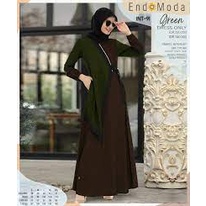 Gamis Muslim Kekinian By Endomoda INT 91