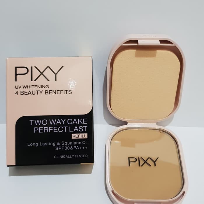 Pixy Beauty Benefit Two Way Cake Refill - BEDAK NATURAL - BEDAK TEKSTUR RINGAN DAN HALUS