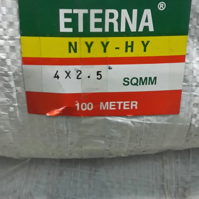 Kabel eterna nyyhy 4x2,5 @100m hitam serabut