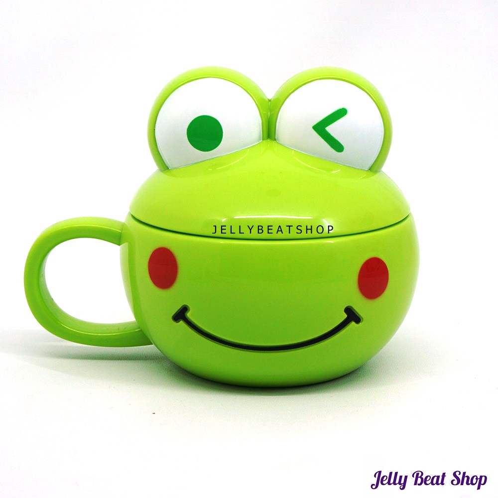 Mug gelas gembul karakter hello kitty / doraemon / keroppi mug plastik