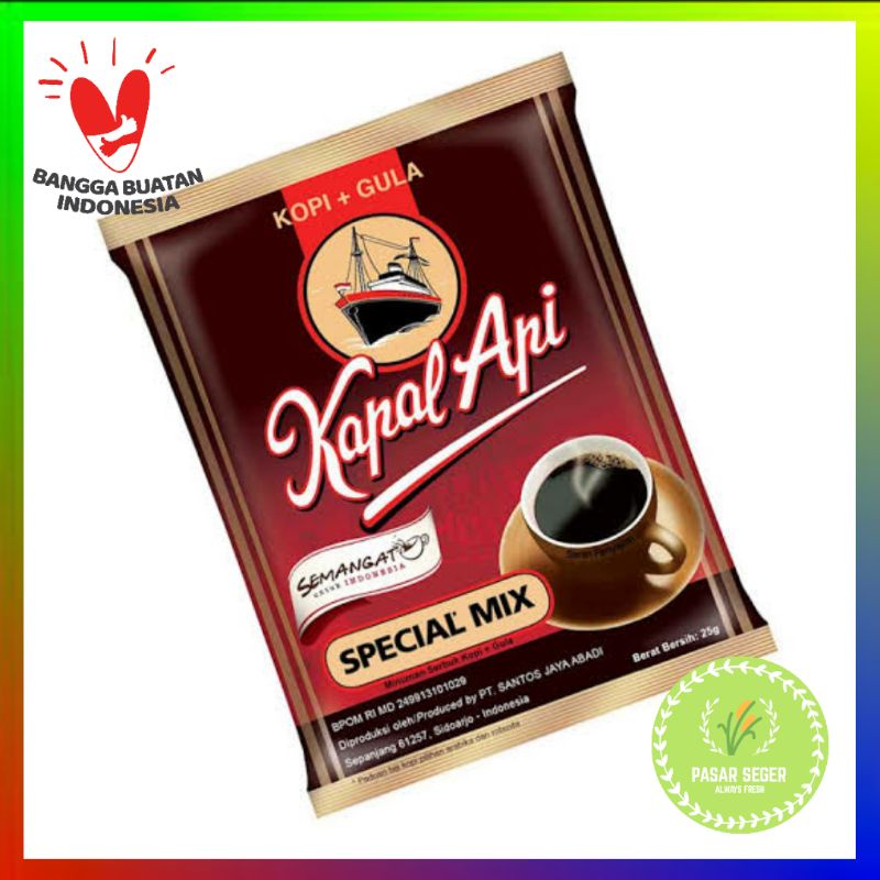 

Kopi Kapal Api Special Mix / Kopi plus Gula 25g Termurah Bisa Cod