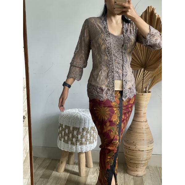 kebaya brokat payet | kebaya jadi mewah