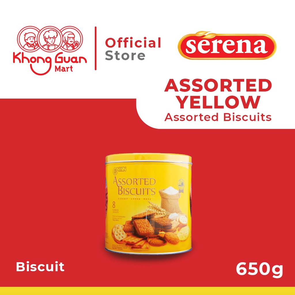 

NISSIN Assorted Yellow Bulat Tin 650 Gram