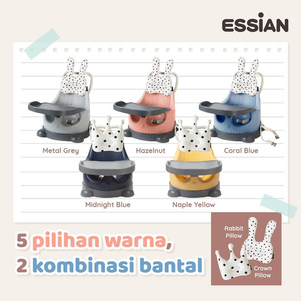 Essian P. Edition Crown Full Set Kursi Makan Bayi