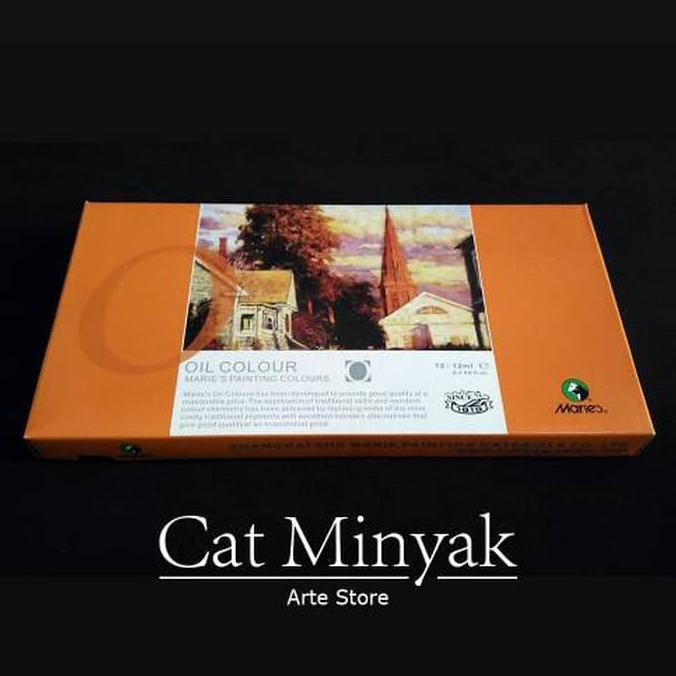 

ITERBARUl Cat Minyak set 12 Warna
