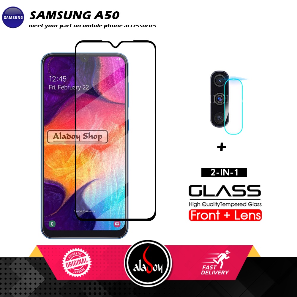 Tempered Glass Layar Samsung A50 Free Tempered Glass Camera