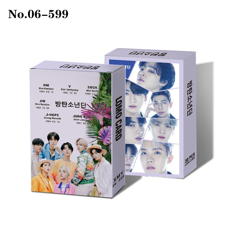 30 Pcs / Box Kartu Lomo Foto BTS 2022 BLACKPINK Album Gidle