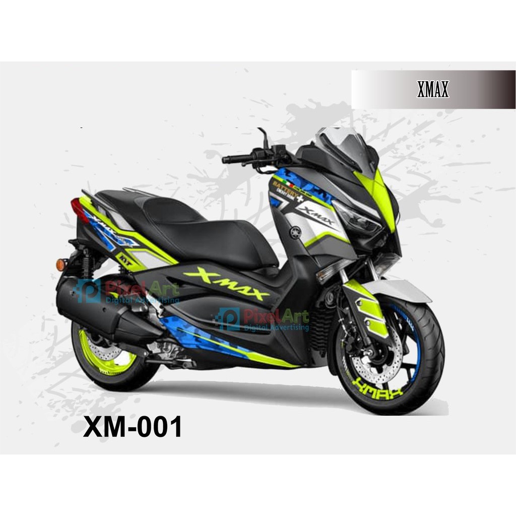 STICKER DECAL MOTOR XMAX ESPARGARO FULL BODY PREMIUM QUALITY