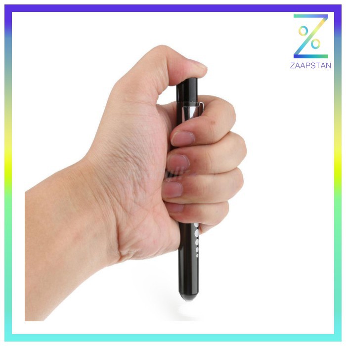 TaffLED Medical light pen Senter LED Flashlight - Ti4 - Black
