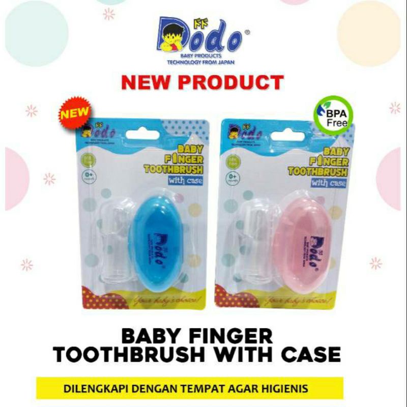 DODO BABY FINGER TOOTHBRUSH WITH CASE