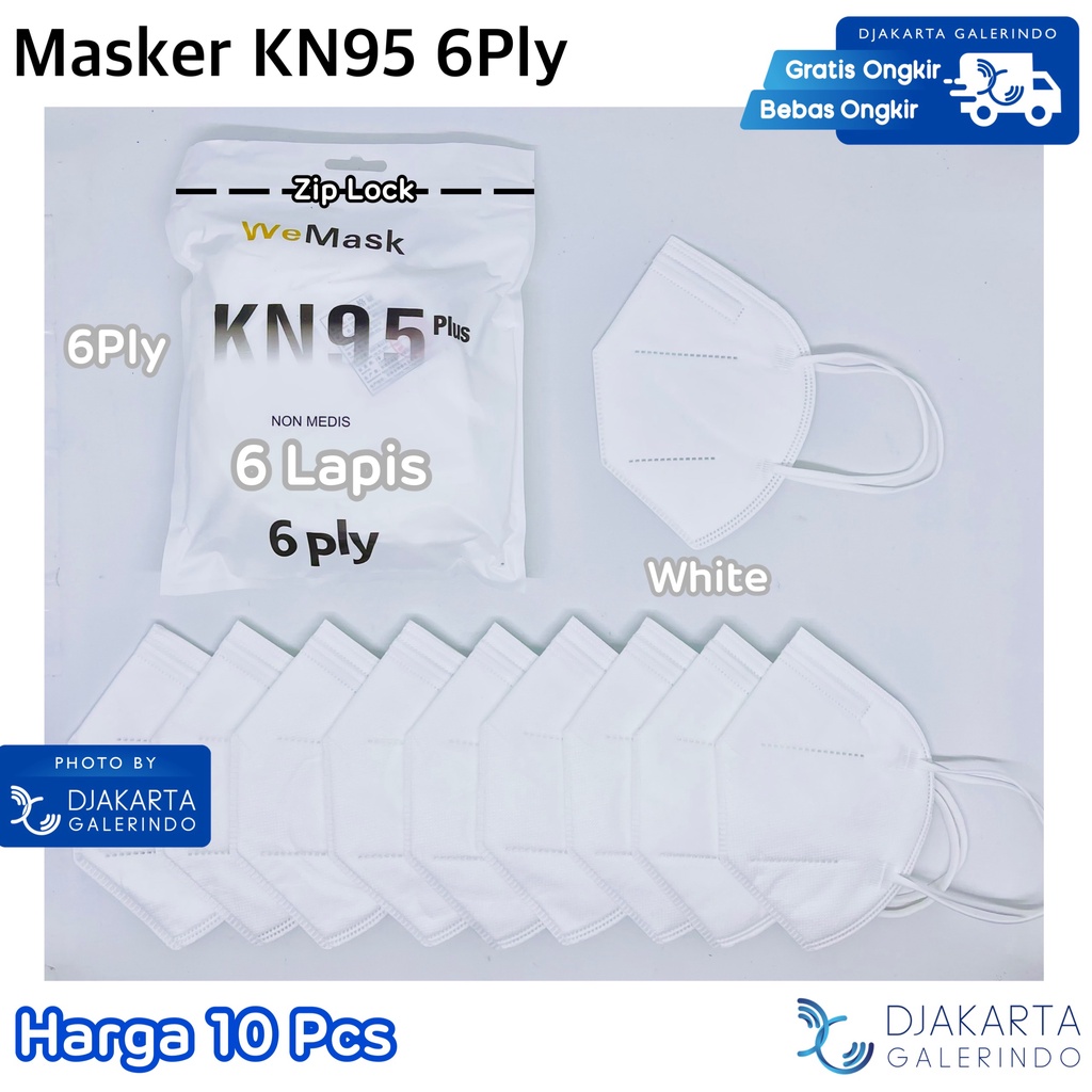 Masker KN95 6Ply WeMask isi 10 Pcs