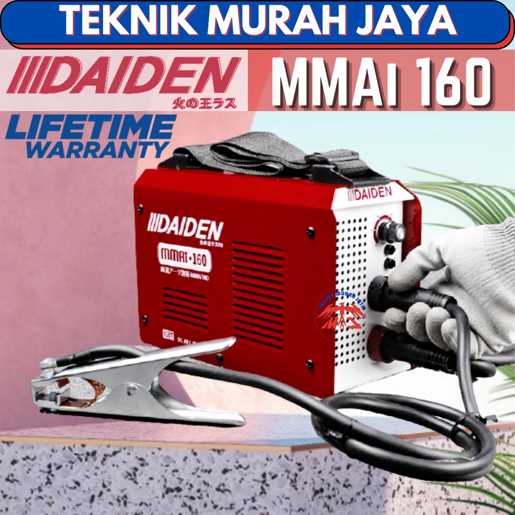 DAIDEN MMAi160 MESIN TRAVO LAS INVERTER 160 AMPERE JEPANG 160A H&L HNL HL Inverter 160 V2 Rhino