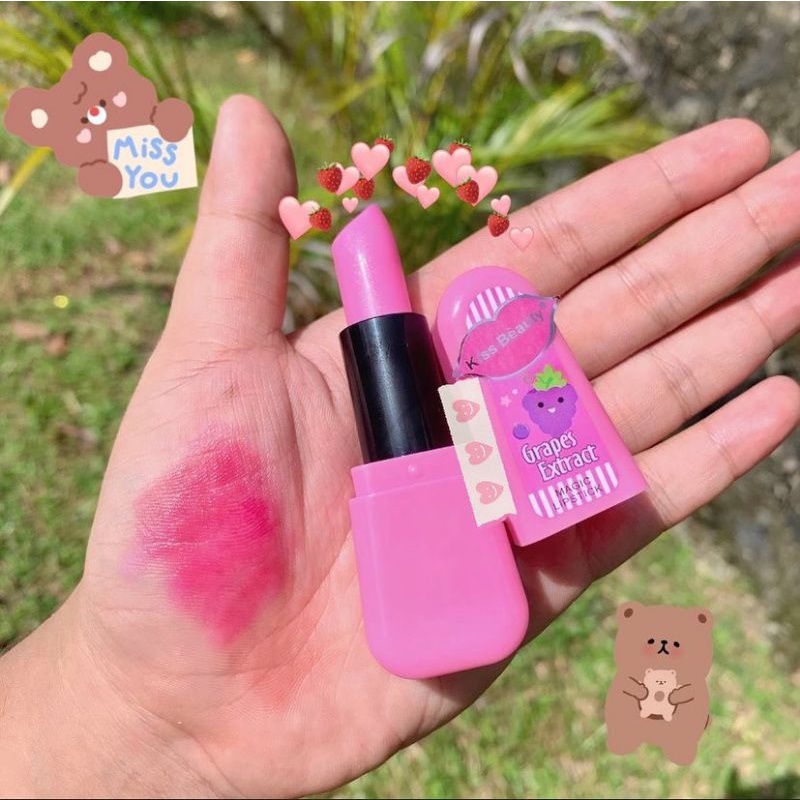 PROMO PER6PCS!!!LIPSTIK MAGIC FRUIT KISS BEAUTY 35794