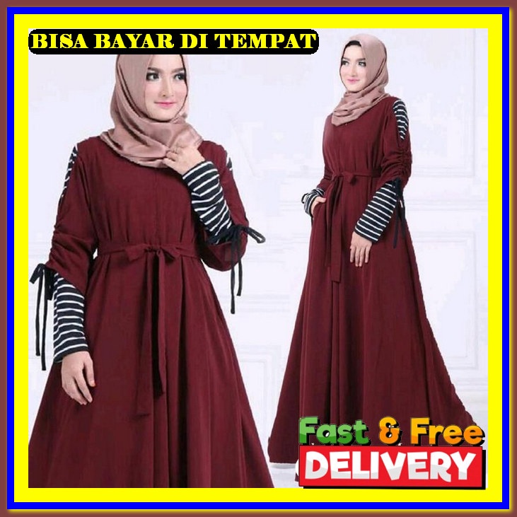 Bju Perempuan Muslimah Buju Muslim Lebaran Pakaian Wnta Muslimah Gsmis Kekinian Terbaru Gsmis Murah 
