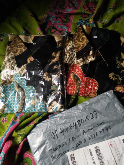 Kemeja Batik Semi Sutra Silky Premium Super Berfuring Batik Pekalongan Halus M L Xl Xxl Panjang