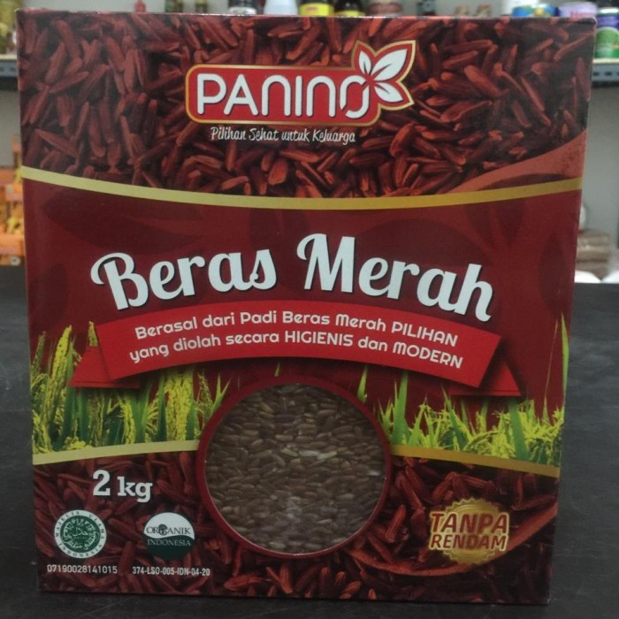 

beras merah panino 2kg organik