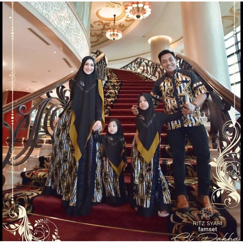 GAMIS COUPLE FAMILY SAHARA SERIES BY RITZ SYARI