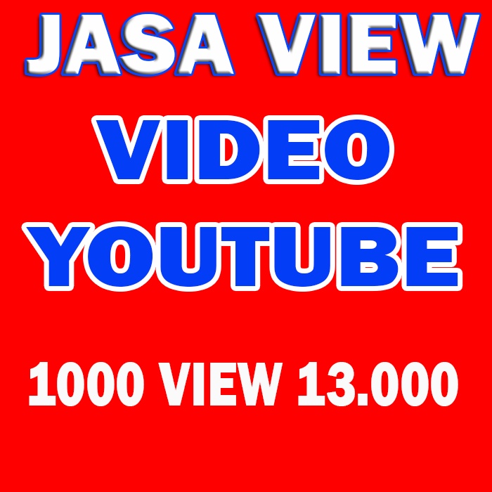 Jasa view video youtube paling murah