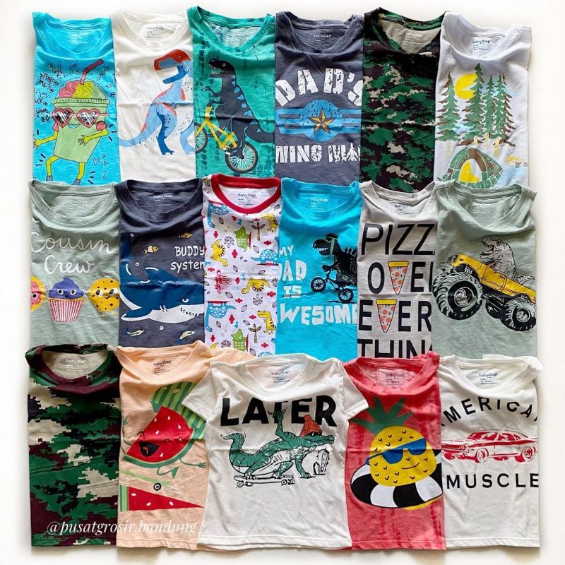 kaos tshirt baby GAP anak cowo / bayi