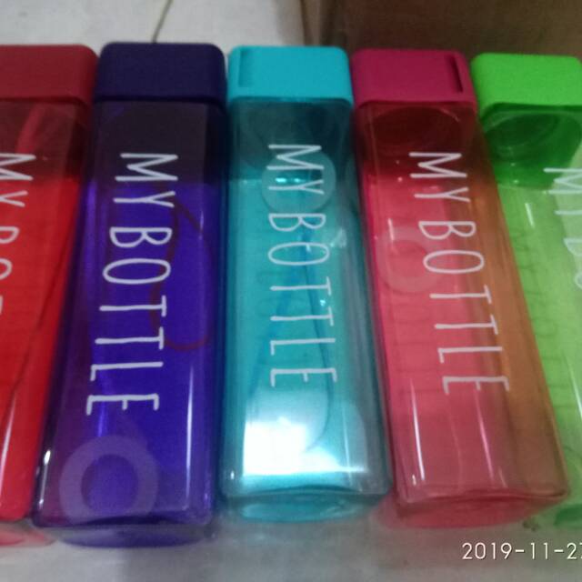 Jual Botol My Bottle Kotak Indonesiashopee Indonesia 0758