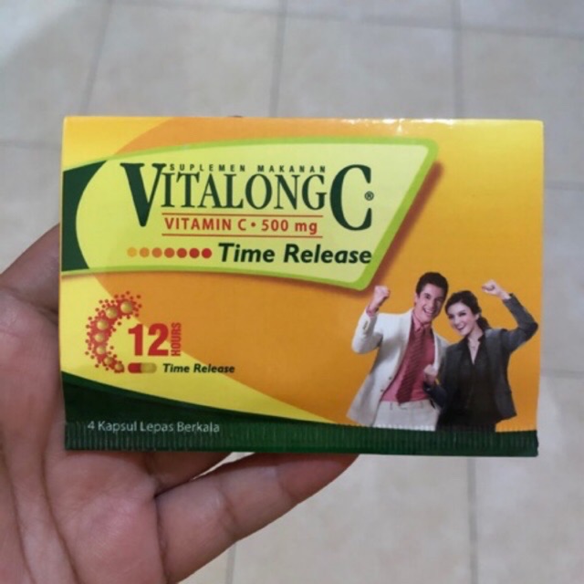 VItalong C vitamin c vitalong c strip isi 4 tablet