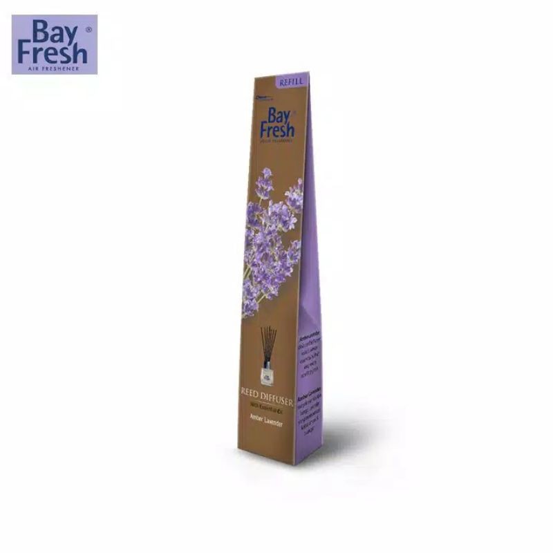 Bayfresh reed diffuser pengharum ruangan regular refill / fragrance aromatic sakura coffee lavender vanilla yuzu-5
