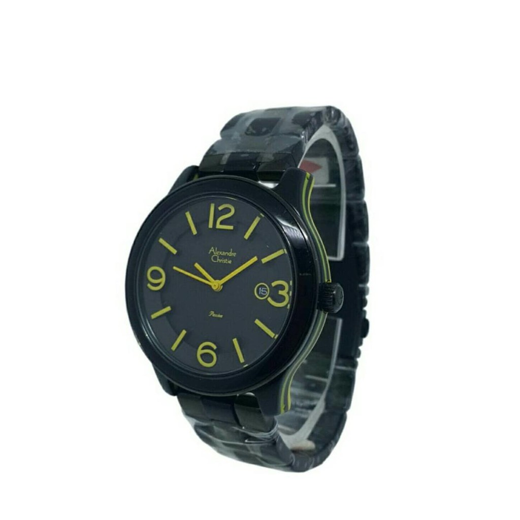 Stok Terbatas Alexandre Christie 1431228 Analog Tali Keramik Jam Tangan Wanita