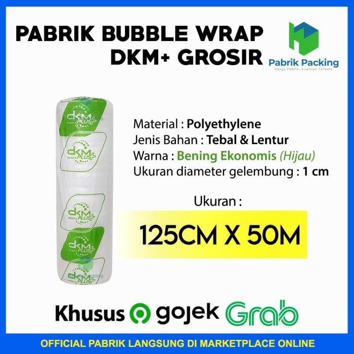 

PLASTIK BUBBLE WRAP BENING MURAH 125CM X 50M / BUBBLE WRAP DKM+ 1 ROLL