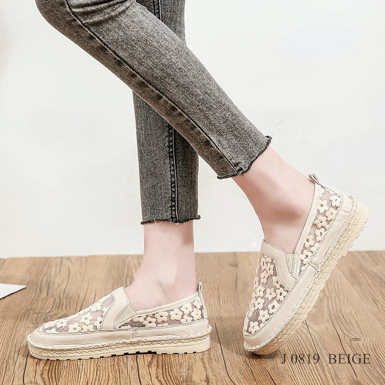 SEPATU WANITA LOAFERS SHOES  BROKAT ANIYA 0819