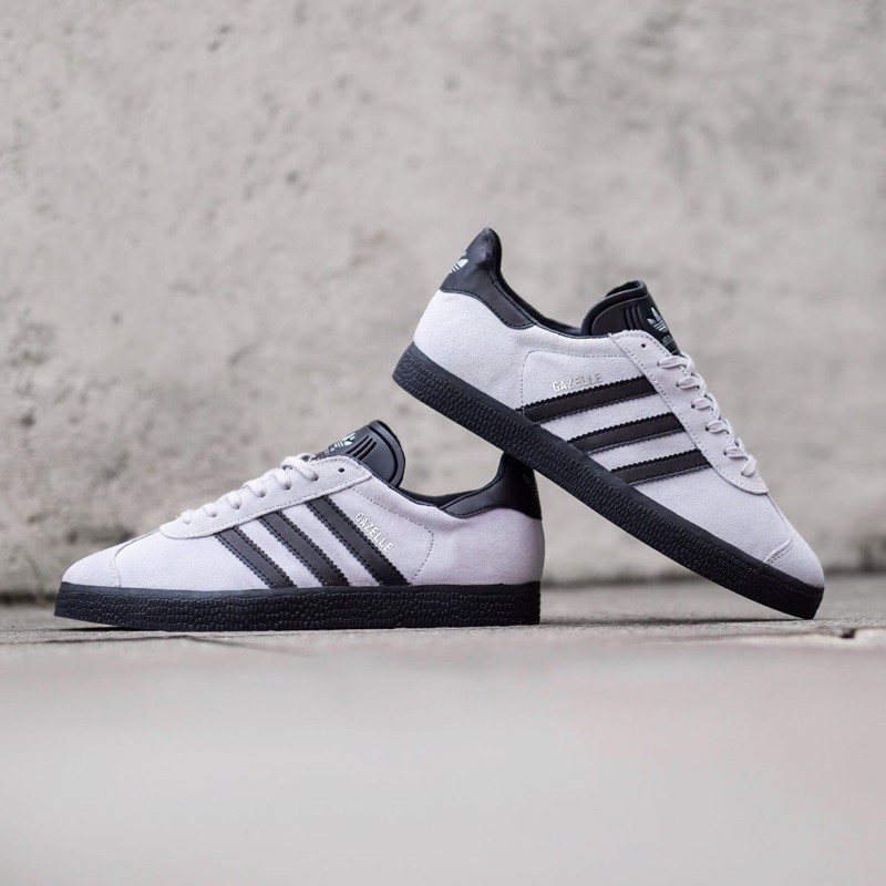 adidas gazelle grey black