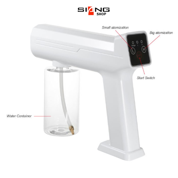 Spray Gun Disinfectan Mist With UV Light