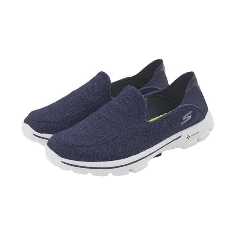 Sepatu Pria SKECHERS GO WALK 3 LOUNGE. Navy. ORIGINAL 54043NVY [44.5]