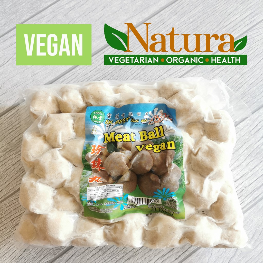 BK Best Meatball Vegan 900gr Beku Vegetarian Bakso Daging