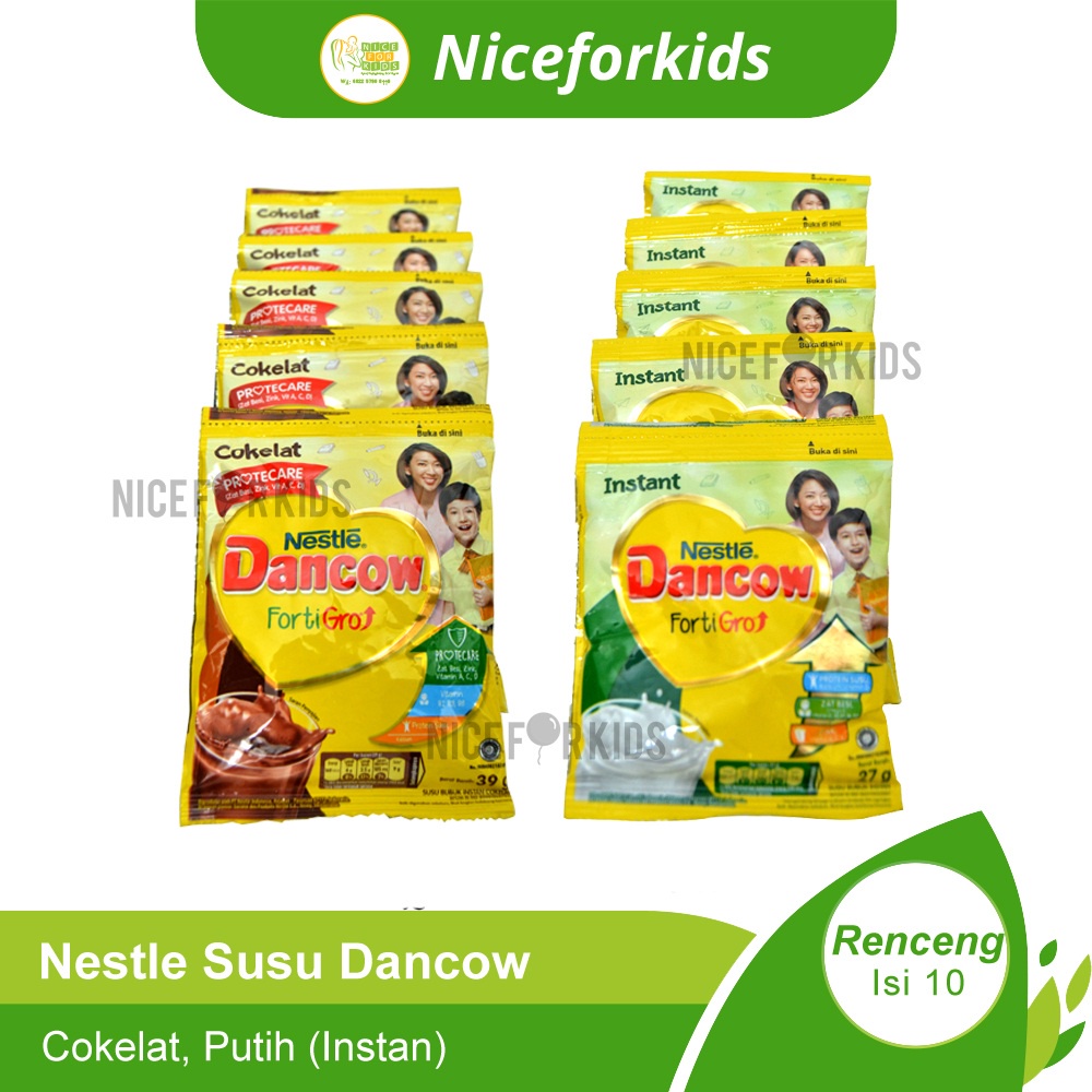 Nestle Susu Dancow FortiGro Renceng Isi 10 Sachet / Susu Anak