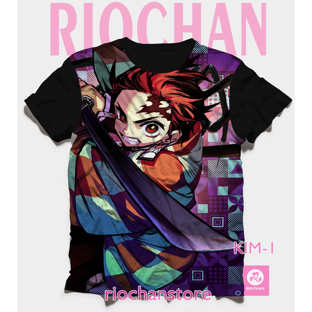 Kaos Custom Anime Manga Komik Kimetsu No Yaiba Demon Slayer