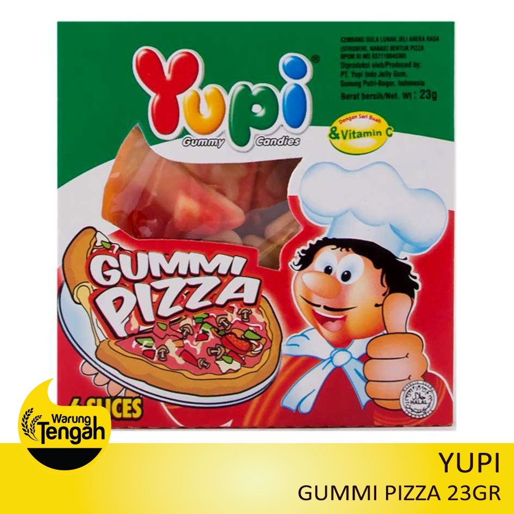 

[PACK] Yupi Gummi Pizza 23gr